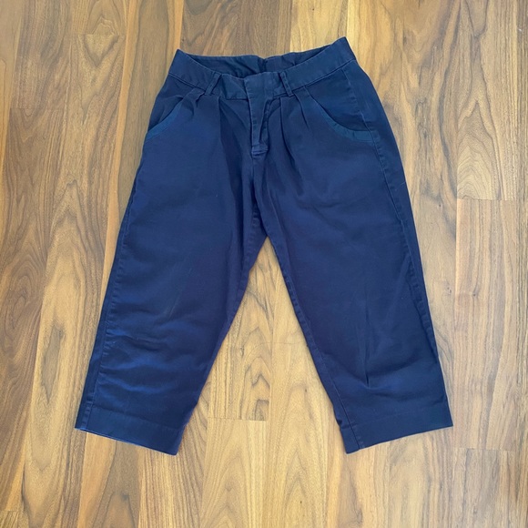 Thakoon Navy Cropped Pants - Picture 1 of 2